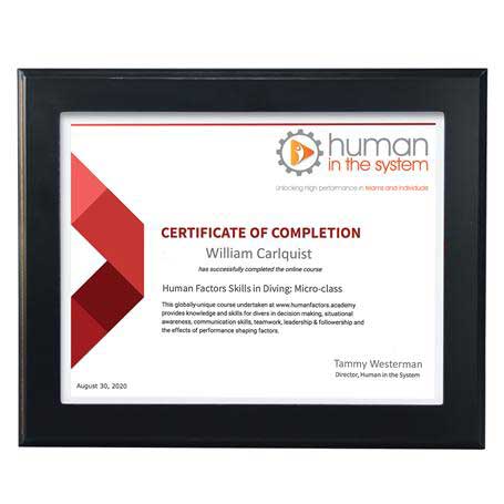 C4803 - Ebony Finish Certificate Frame, Black