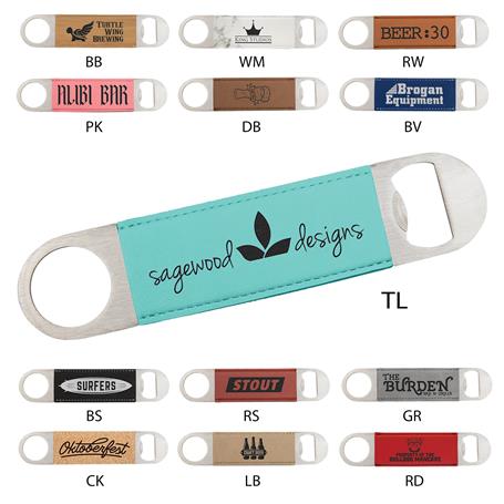 CM332* - Leatherette Bottle Opener in Colors