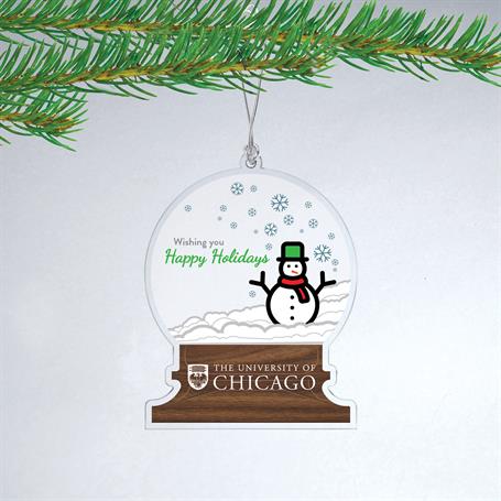 CM762 - Acrylic Snow Globe Christmas Ornament