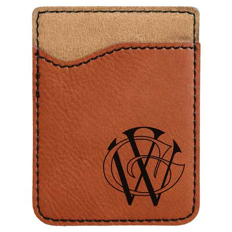 CM325RW - Leatherette Phone Wallet, Rawhide