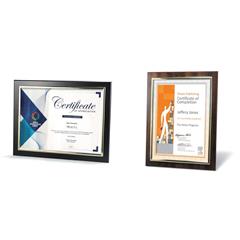 Certificate Frame with Metallized Accent