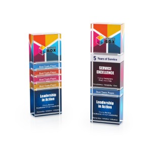 Stackable Clear Acrylic Block