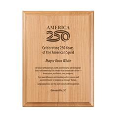 Genuine Alder Wood Plaque