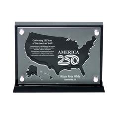 Frosted Lucite Silhouette Awards - USA