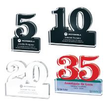 Anniversary Freestanding Single Digit Black