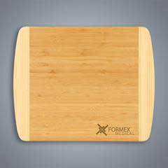 2-Tone Bamboo Cutting Board - Small