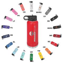 Polar Camel Powder Coated Insulated Travel Water Bottle Includes Straw