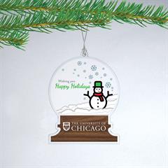 Acrylic Snow Globe Christmas Ornament