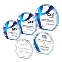 Small or Medium or Large  Beveled Circle Award