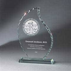 Pearl Edge Flame Clear - Small