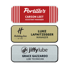 Rounded Corner Acrylic Name Badges