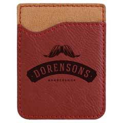 Leatherette Phone Wallet, Rose Red