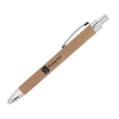 Leatherette Pen, Light Brown