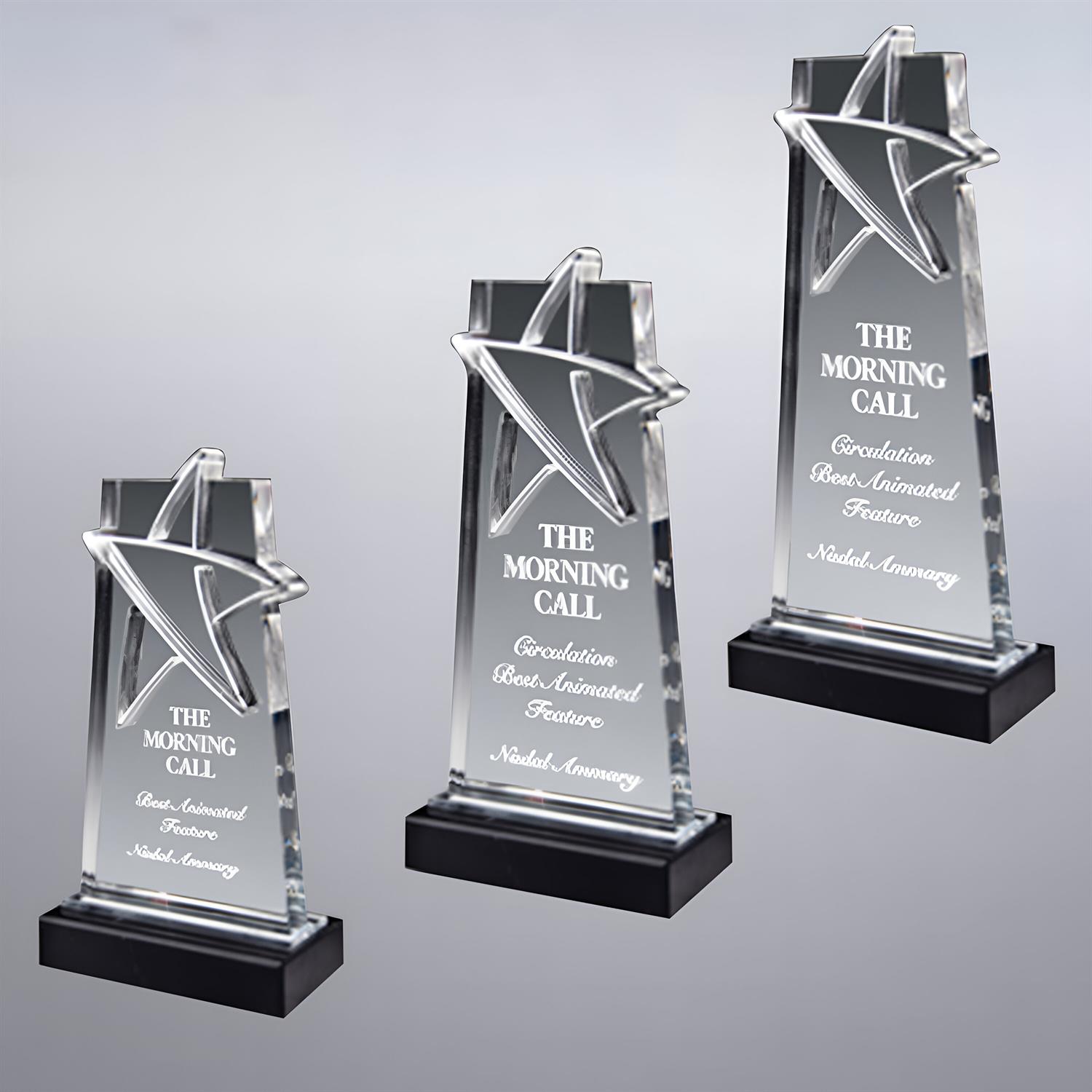 PACESETTER AWARDS | CD41 — Star Tower on Marble Base | Free Set ups and ...