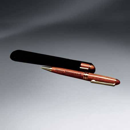 C5855 - Rosewood Pen in Velvet Pouch