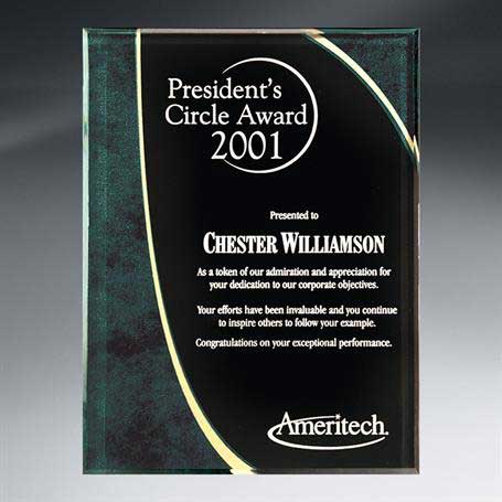 C750CLGN - Halley Plaque, Large, Green