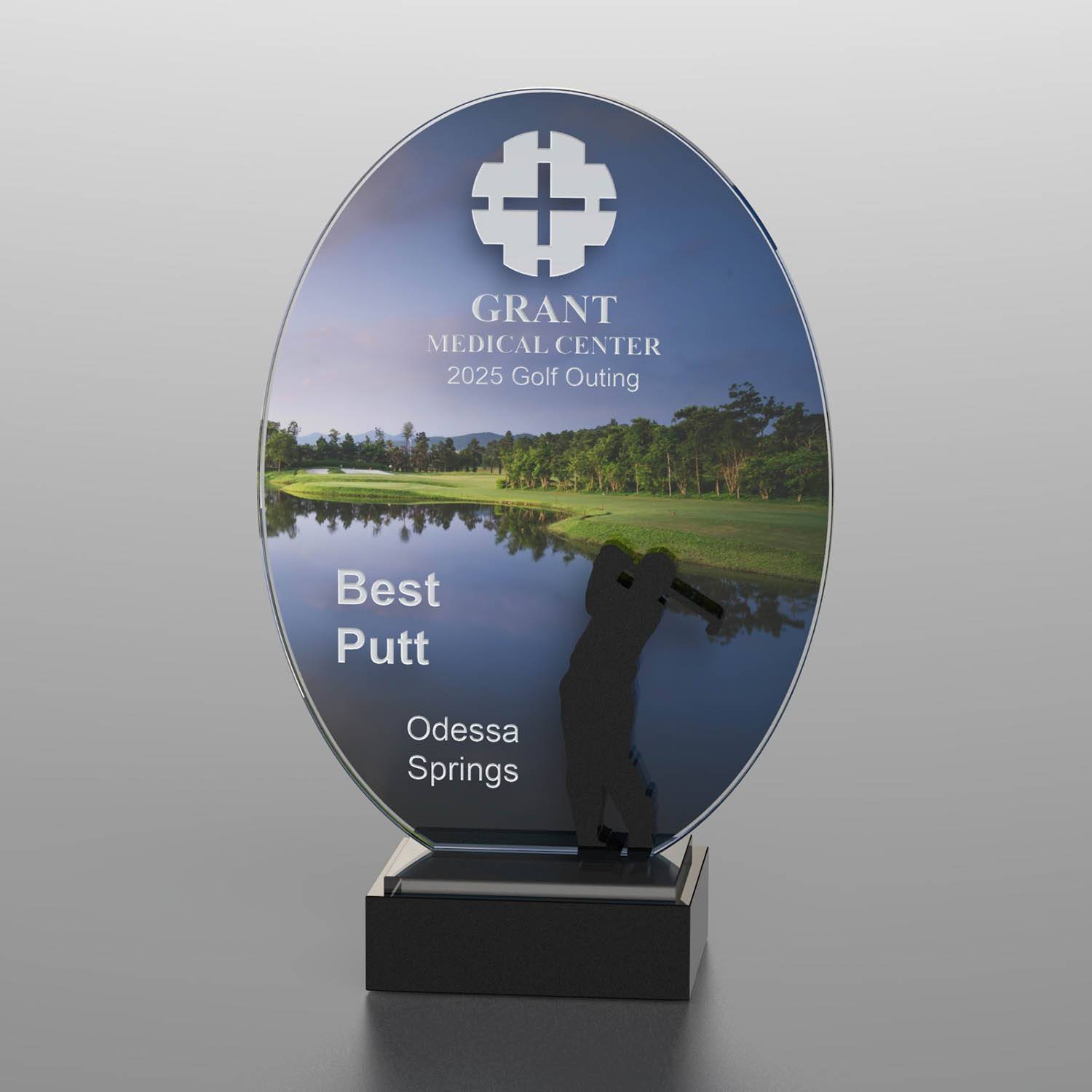 CD1053AF - Golf Course Silhouette Award