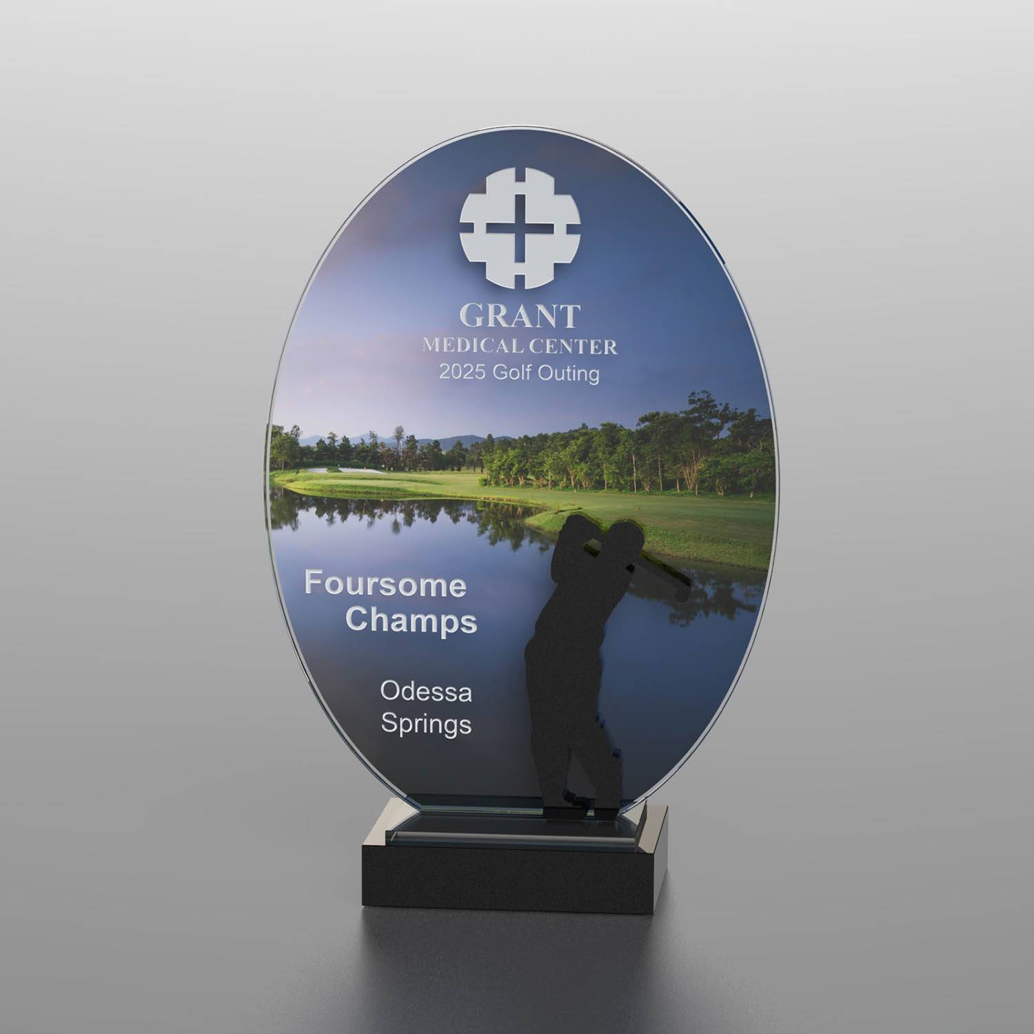 CD1053BF - Golf Course Silhouette Award
