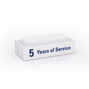CD1075W - Stackable Award White Acrylic Bar