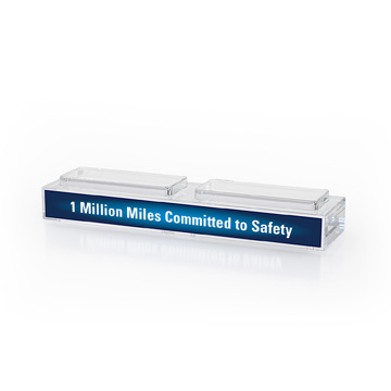 CD1078C - Stackable Award Clear Acrylic Wide Bar