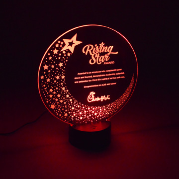 CD1085 - Acrylic Illumination Circle Award