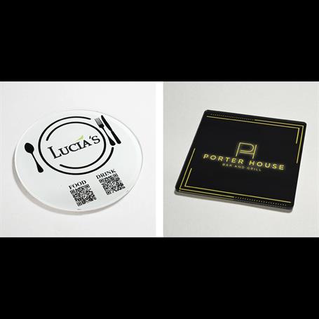 CD1107 - Round And Square Acrylic Coaster