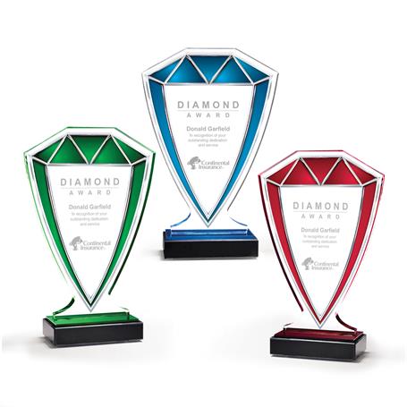 CD1315 - Colorful Diamond Shaped Acrylic Award