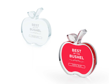 CD1410 - Apple Freestanding Acrylic Award