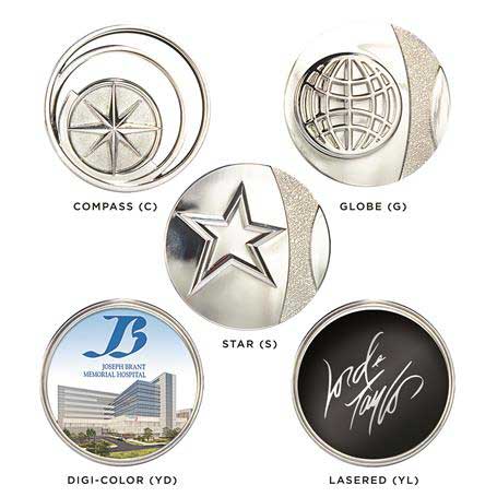 CD999YL - Add-on Logo Disc, Silver