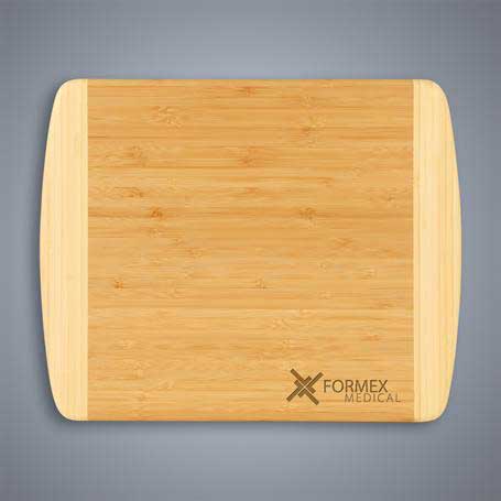CM419A - 2-Tone Bamboo Cutting Board - Small