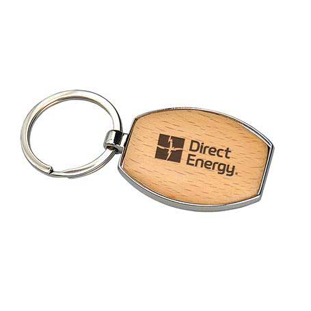 CM453 - Beechwood Keychain, Brown