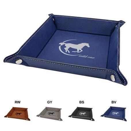 CM735 - Leatherette Snap Tray
