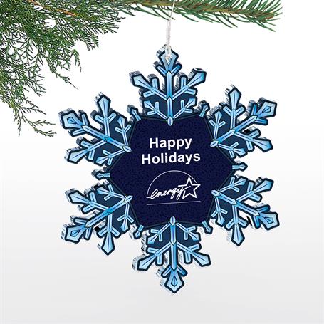 CM741 - Snowflake Acrylic Christmas Ornament