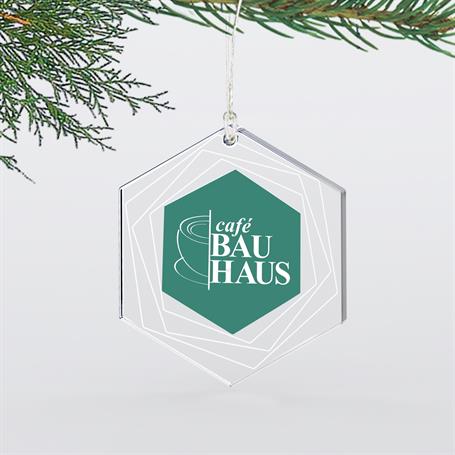 CM743 - Hexagon Acrylic Christmas Ornament