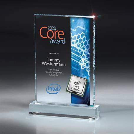 DCCD424ACU - Medium Digi-Color Lucite Award