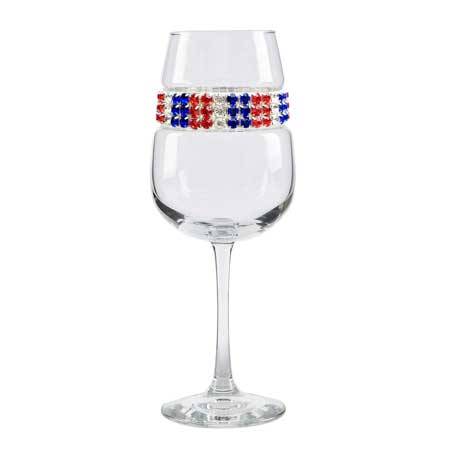 BFWAM - Blank Footed Wine Glass Americana Bracelet