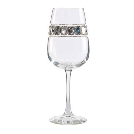 BFWGM - Footed Wine Glass Gemstone Bracelet