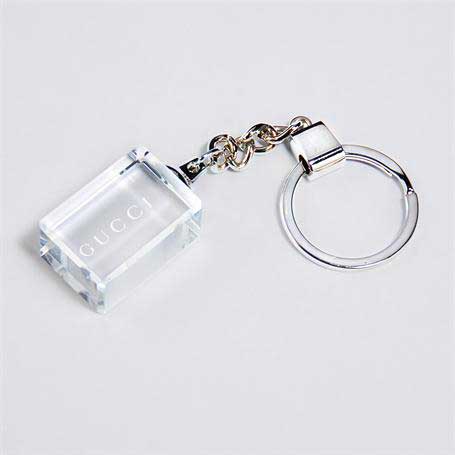 G0978 - Clear Rectangle Keychain