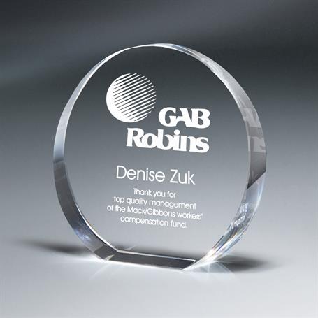 GI30C - Large Optic Crystal Circular Wedge