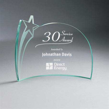 GM668B - Jade Glass Star Crescent