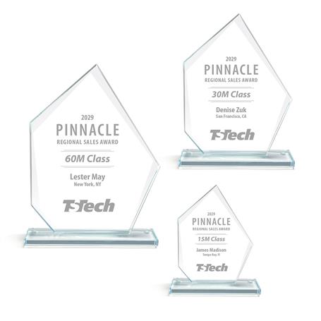 GM850 - Polygon Shaped Clear Crystal Award