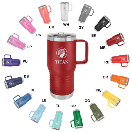 MAR602 - Polar Camel 20 oz. Insulated Travel Mug  (Case Quantity Pricing)