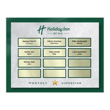 MW1005 - Metallic Window Perpetual, 10x13
 12 Names Openings