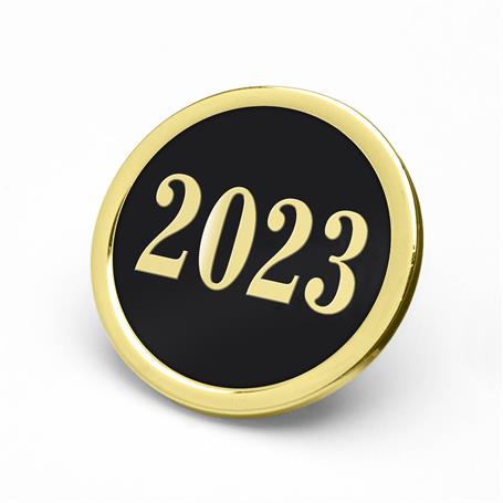 TAB202** - Optional Cloisonné Date Tab (Specify Year And Gold Or Silver)
