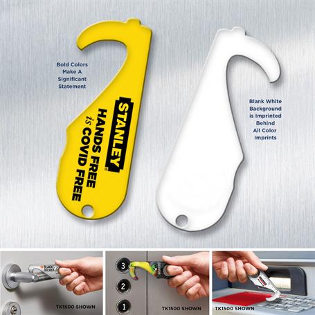 TK1507 - Touchless Tool with No Handle Hole 1 Side Imprint