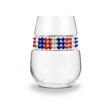 BWSAM - Stemless Wine Glass Americana Bracelet