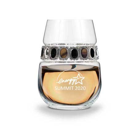 WSPD - Stemless Wine Glass Painted Desert Bracelet