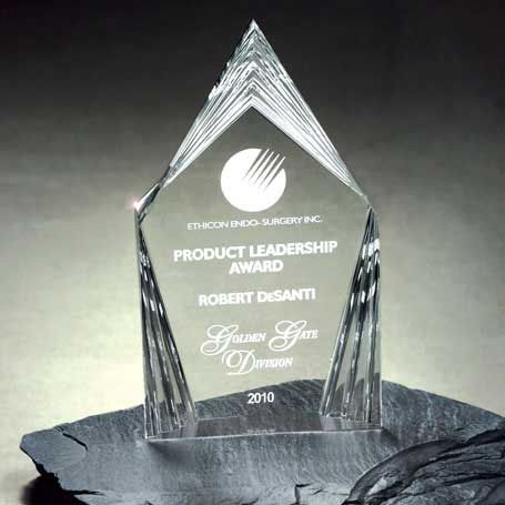 C3150B - Clear Millennium Lucite Tower