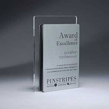 CD1028A - Pinstripe Award - Small, Silver