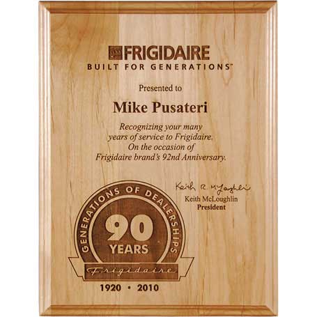 CD83D - Genuine Alder Wood Plaque